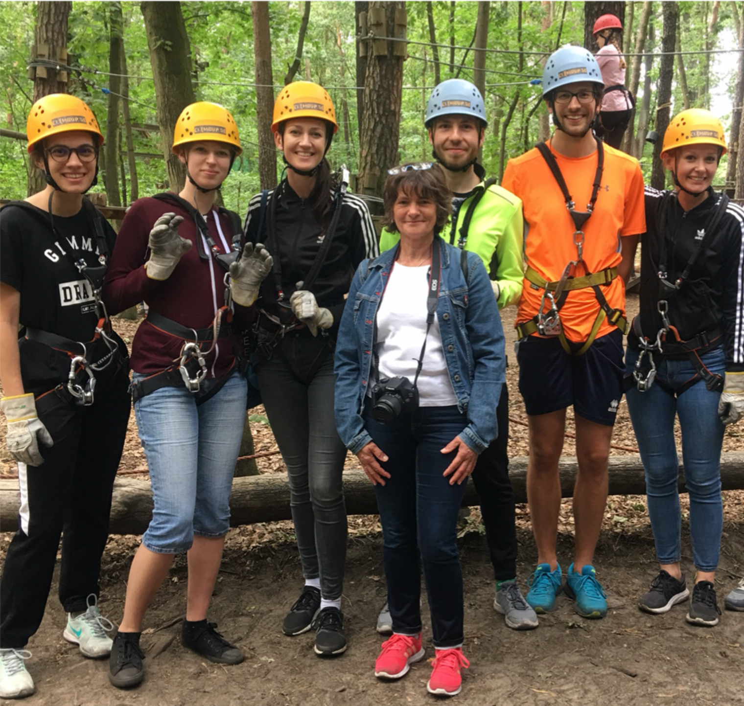 July 2019 - Lab anniversary, climbing park, Berlin